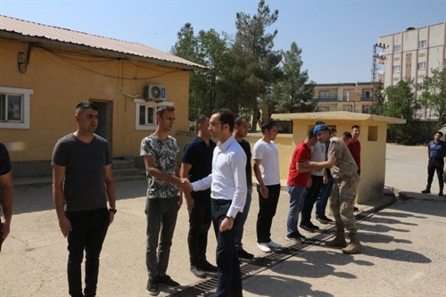 Kaymakamımız Sayın Mehmet GÖZE, Jandarma Personelleri ve İlçe Halkı ile Bayramlaştı